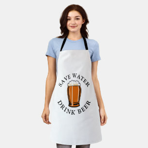 Tablier Économisez de la bière à boire