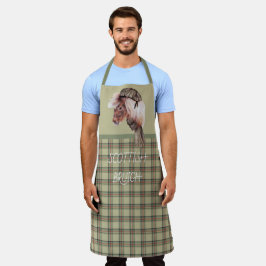 Tablier Ecosse Bruich (Cook) Vert et Brown Plaid Apron