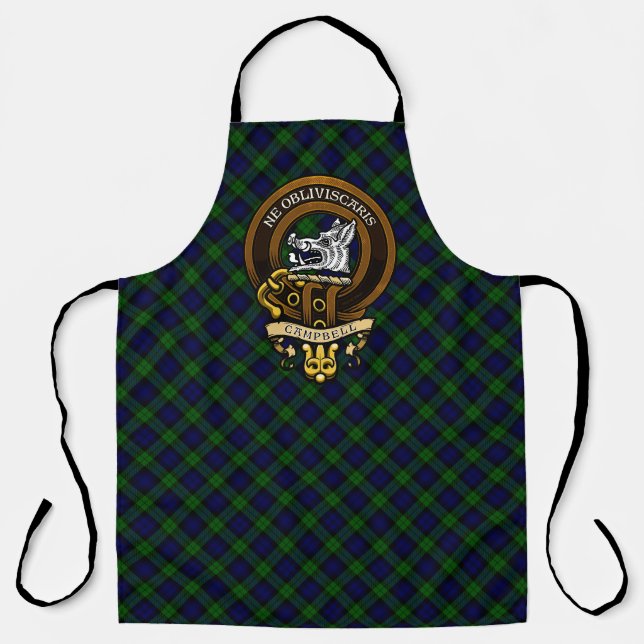 Tablier Écosse Clan Campbell Badge et Crest (Recto)