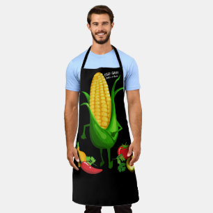 Tablier Ecouteur de maïs cuisine de cuisine personnalisée