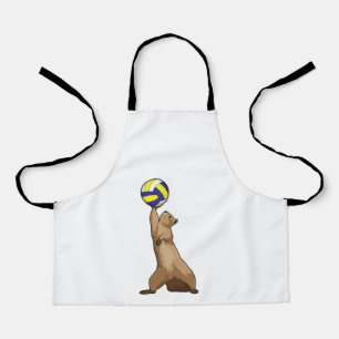 Tablier Écureuil avec volleyball