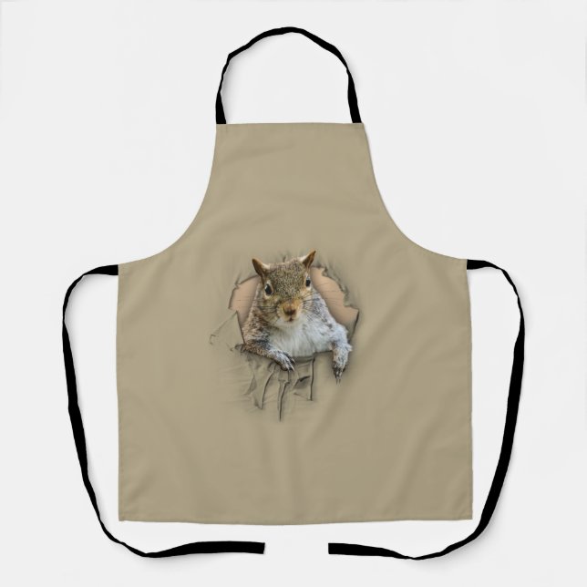 Tablier Écureuil de chemise arraché (Recto)