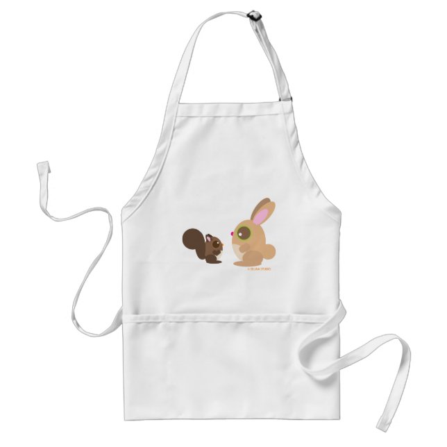 Tablier écureuil+lapin (Devant)