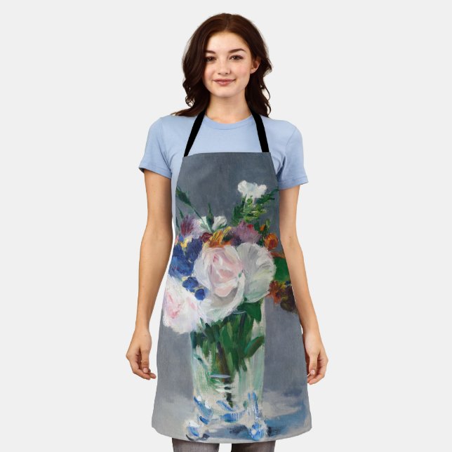 Tablier Edouard Manet - Fleurs dans un Vase de Cristal (Porté)