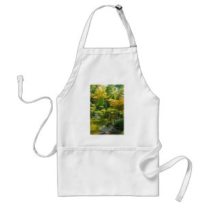 Tablier Effet de peinture de jardin japonais Paysage