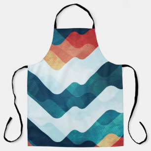 Tablier Effet Grunge d'eau Motif transparent