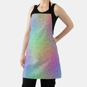 Tablier Effet Parties scintillant arc-en-ciel