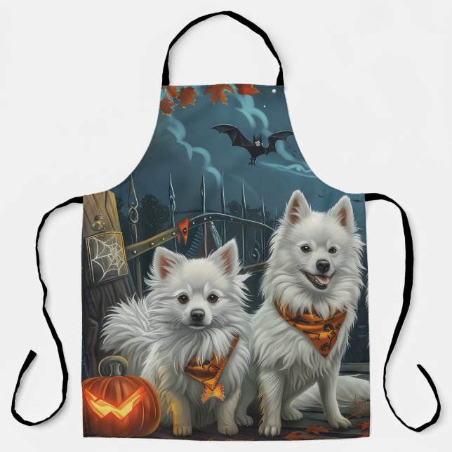Tablier Éffrayant américain Eskimo Halloween (Recto)