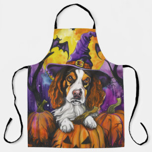 Tablier Éffrayant Bretagne Espagnol Halloween Citrouille s
