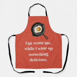 Tablier Egg design kitchen apron
