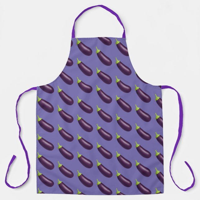 Tablier Eggplant Emoji (Recto)