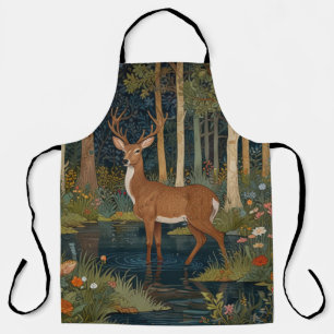 Tablier Elégant boho chevreuil rustique