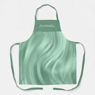Tablier Elégant Chic Turquoise wirl Motif personnalisé tab