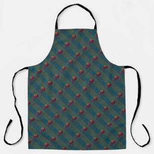 Tablier Elégant Crochet coloré Oeuf de Pâques Bleu Vert