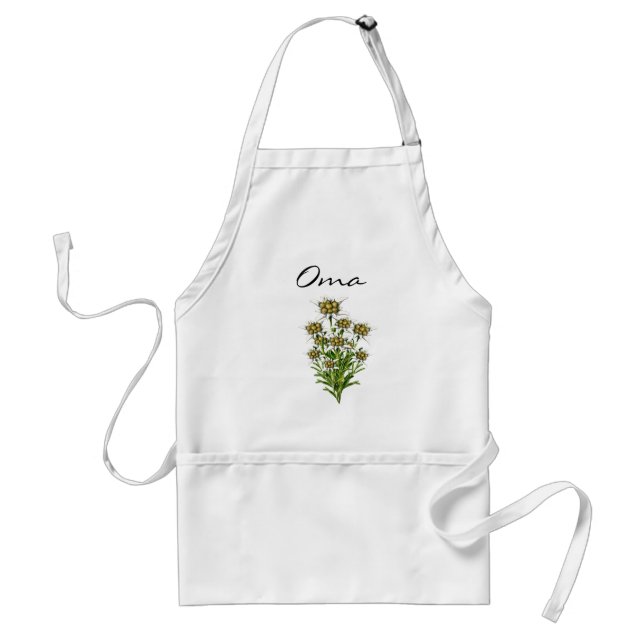 Tablier Elegant Edelweiss Flowers Apron (Devant)