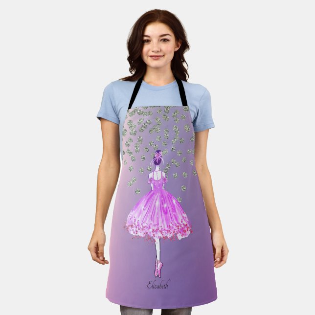 Tablier Élégant élégant Diamants brillants Ballerina (Porté)