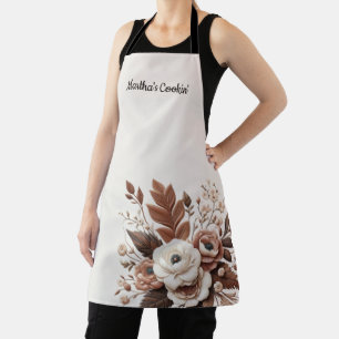 Tablier Élégant Moderne Country Western - Floral