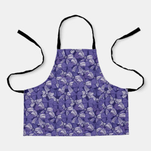 Tablier Élégant Motif pourpre