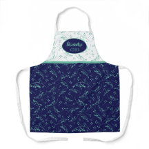Elégant plaisir personnalisé turquoise vert bleu m