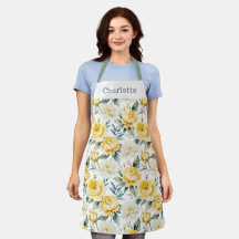 Elegant Pretty Yellow and White Floral