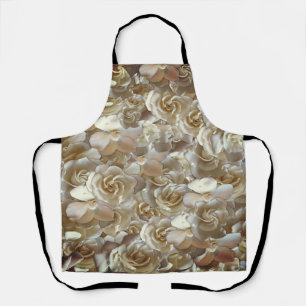 Tablier Élégant Rose floral Motif pétal