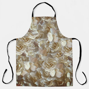 Tablier Élégant Rose floral Motif pétal