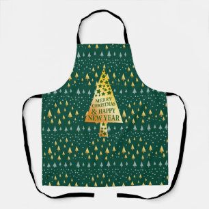 Tablier Élégant sapin de Noël