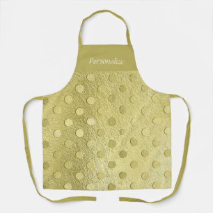 Tablier Elégante Parties scintillant or tendance Polka Dot