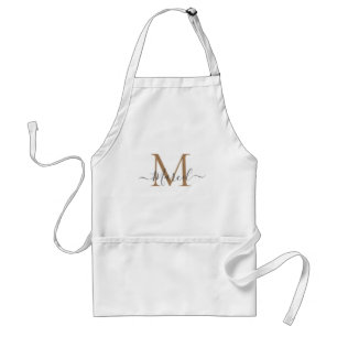 Tablier Élégante Parties scintillant rose Rose Monogram