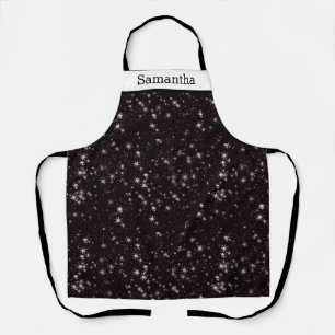 Tablier Élégante personnalisation des flocons de neige n