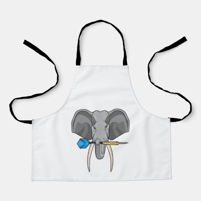 Tablier Elephant at Darts with Dart (Recto)