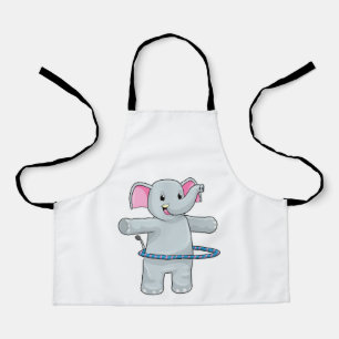 Tablier Eléphant au sport avec pneus Fitness