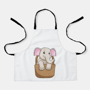 Tablier Eléphant avec panier