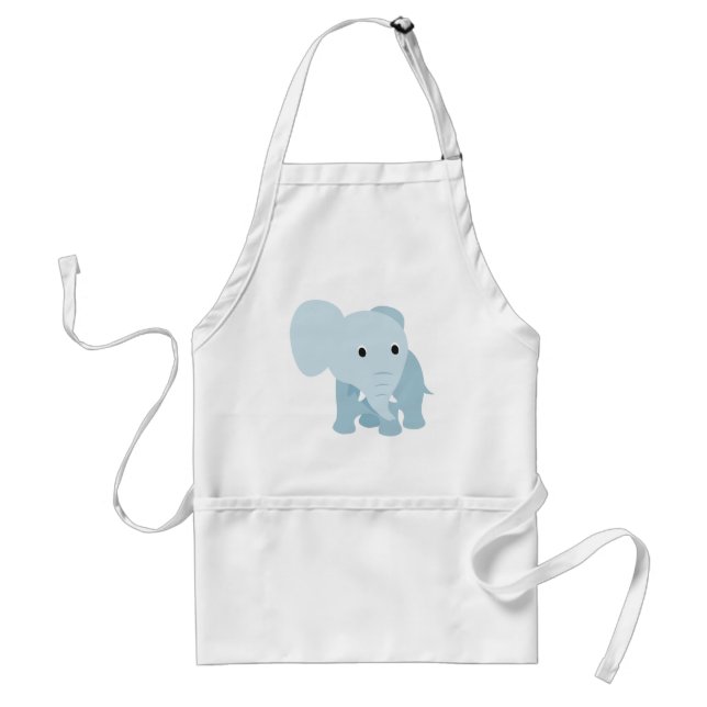 Tablier Eléphant Bébé mignon (Devant)