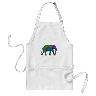 Tablier Éléphant coloré