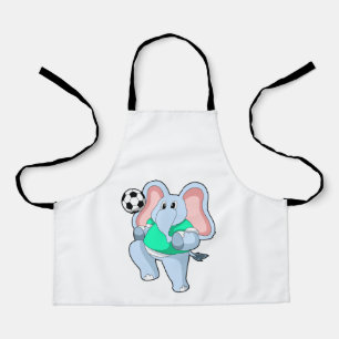 Tablier Elephant comme joueur de football avec Soccer.PNG