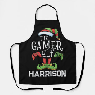 Tablier Elfe de jeu vidéo personnalisé pour Noël