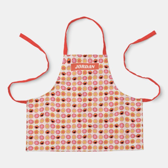 Tablier Elmo Pom-Pom Motif (Recto)
