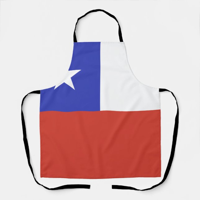 Tablier Emblème du drapeau du Chili (Recto)