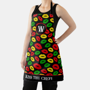 Tablier Embrasse Le Chef Jamaïcain Monogram