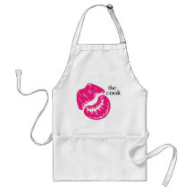"Embrasse le cuisinier" rose