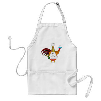Tablier Embrassez le caractère de coq de cuisinier