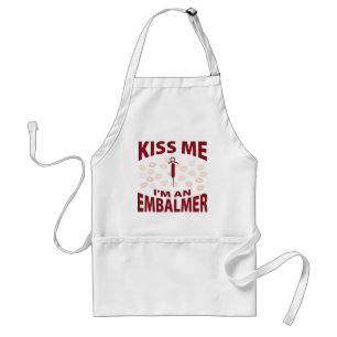 Tablier Embrassez-moi que je suis un embaumeur