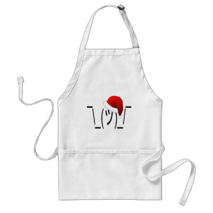 Tablier emoji de shrug de noël