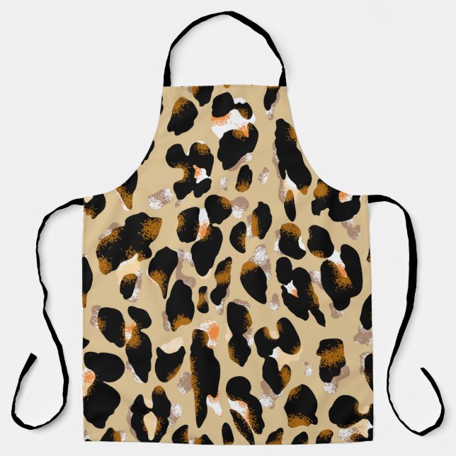 Tablier Empreinte de léopard : Craze de Motif animal (Recto)