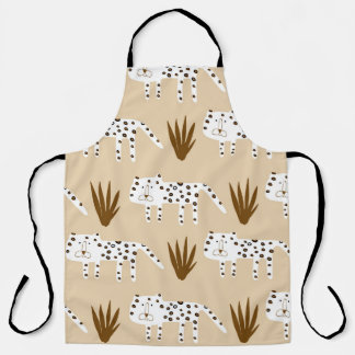 Tablier Empreinte de léopard : Motif intemporel.