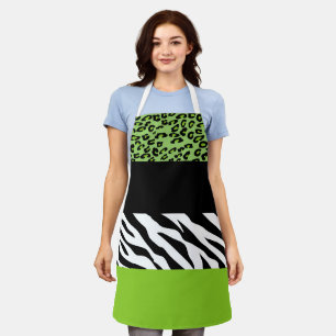 Tablier Empreinte de léopard, Zebra Print, Poster de anima