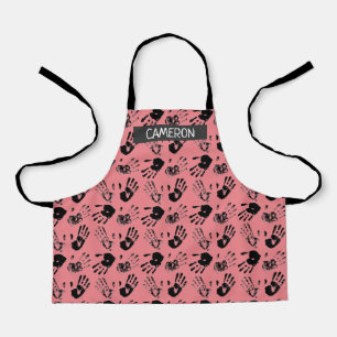 Tablier Empreinte de peinture tout-en-plan d'impression
