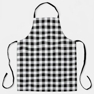 Tablier en vichy vérifier le Motif noir