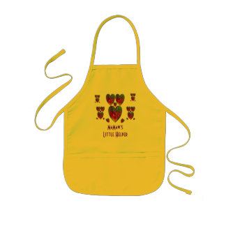 Tablier Enfant Aide de Résumé-MaMaw's de coeurs petite